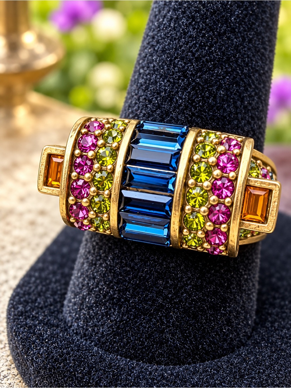 A Jewel Box of Color | Heidi Daus Statement Ring  *Size 8